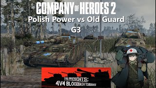 Company Of Heroes 2: Bloodbath 4v4 Tournament - 2nd Quarter Finals - G3 Polish Power Vs Old Guard