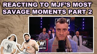 MJF MOST SAVAGE MOMENTS COMPILATION PART 2 (TRY NOT TO LAUGH) REACTION!