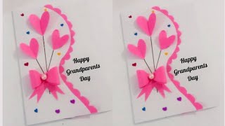 Easy Grand parents day card • grandparent day greeting card 2022 • grand parents day card making
