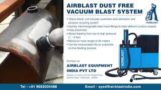 Dustless Blasting Equipment - Airblast Vacuum Blaster