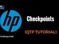 Checkpoints  - HP UFT/ QTP TutoriaL #13