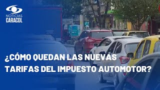 Impuesto automotor 2024: Gobierno colombiano dejó listo el decreto que fija las nuevas tarifas