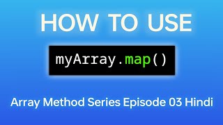 Array Map Method In Hindi 2024 | Javascript Array Method | Js with Vine #javascript