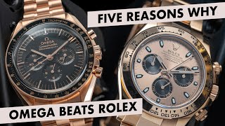 Five Reasons Why The Omega Speedmaster Sedna Beats The Rolex Daytona Everose!
