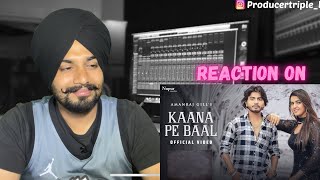 Reaction on Kaana Pe Baal Amanraj Gill | Pranjal Dahiya  Komal C | New Haryanvi Songs Haryanavi 2022