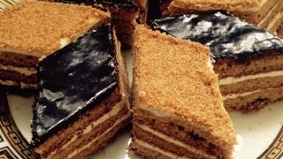 Մեղրով տորթի բաղադրատոմս. Вкусный торт медовик. Mexrov tort haykakan. Мехров торт.