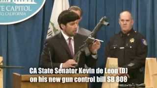 Anti-Gun Senator Kevin De Leon Makes a Fool of Himself