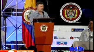 Juan Manuel Santos asegura que su Gobierno prefiere buscar la paz y no estimular la guerra