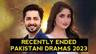 Top 13 Recently Ended Pakistani Dramas 2023 (New List)