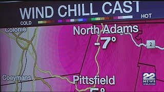 Wind Chill & High Wind Watch issued for western Massachusetts