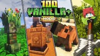 100 TOP Vanilla+ Mods For Minecraft (1.20.2+) - 2023 [Forge & Fabric]