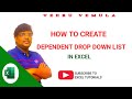EN | HOW TO CREATE DEPENDENT DROP DOWN LIST | EXCEL TUTORIAL | #msexcel #exceltutorial #excel