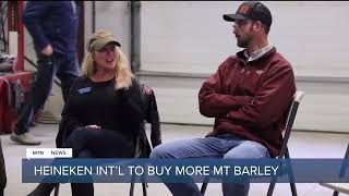 Gov. Gianforte announces barley purchase agreement with Heineken