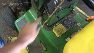 John Deere 318 no start spark, fuel diagnose, Onan