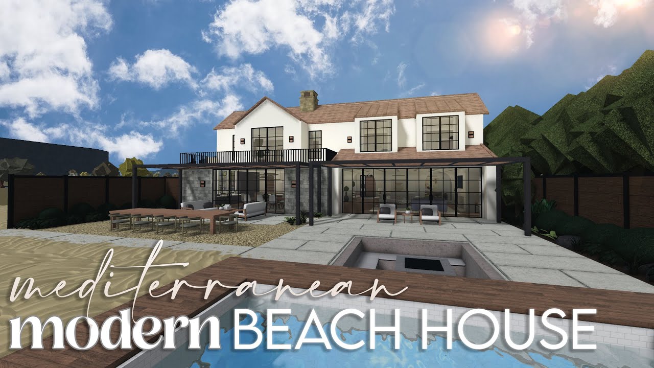 Bloxburg Modern Beach House 20k At Kaitlyn Joseland Blog