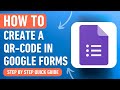 How to Create a QR-Code in Google Forms (Easy Tutorial)