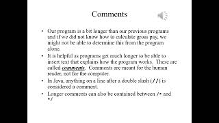 Intermediate Programming Lecture 1 Part 2