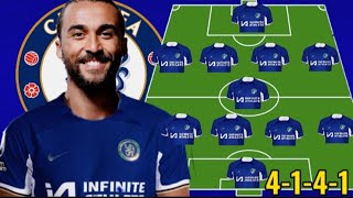 DONE DEALS✅✅ SEE CHELSEA PREDICTED 4-1-4-1 LINEUP WITH  CALVERT LEWIN UNDER ENZO