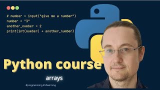 [6] Python tutorial, #array #beginners