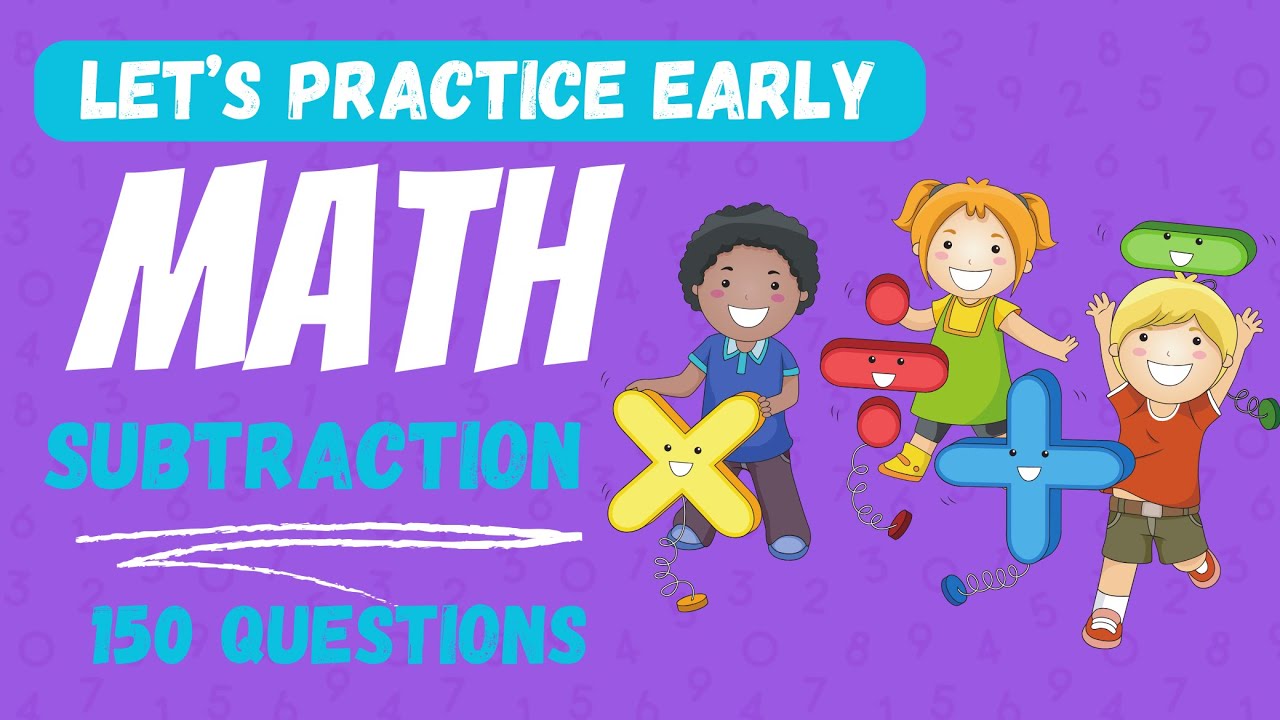 Math Easy Subtraction Kids Math Subtraction Challenge Youtube