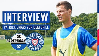 "Ich hoffe, es geht so weiter!" 💬 | Patrick Erras vor dem Auswärtsspiel beim SC Paderborn