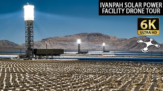 Ivanpah Solar Electric Generating System - Solar Energy Drone Aerial Tour - DJI Inspire 2x7 6K