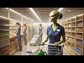 Alien Woman Inherits Human Father's Store and to Test His Employees Works as a Janitor. HFY