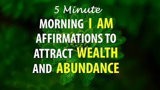 5 Minute Morning I AM Affirmations to Attract Wealth & Abundance!
