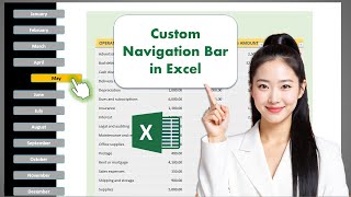 Excel Navigation bar : Make Your Spreadsheets Shine! || Simple and easy step by step Guide #excel