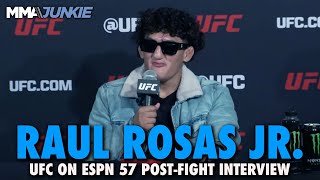 Raul Rosas Jr. Says Ricky Turcios Claimed Illness After Loss, Won't Take 'Excuses' | UFC on ESPN 57