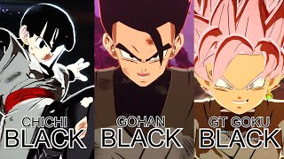 The Gohan Black Family in Dragon Ball Sparking Zero