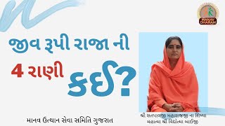 જીવ રૂપી રાજા ની 4 રાણી કઈ ? | Manav Dharam Gujarati | Jiv rupi raja ni char rani kai? 4 Queen