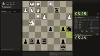 Blitz chess with live commentary #974: Richter-Veresov attack