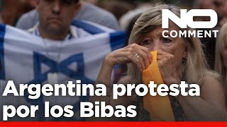 NO COMMENT: Protesta en Argentina por la familia Bibas y la liberación de los rehenes en Gaza