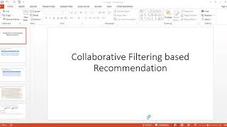 User Based Collaborative Filtering Technique
