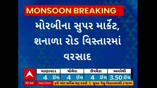 Morbi rain: મોરબી શહેરમાં શરુ થયો ધોધમાર વરસાદ