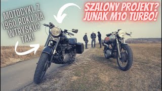 Niesamowity Junak M10 Tomka. Motocykl z 1960 roku z turbo i elektronicznym wtryskiem paliwa...