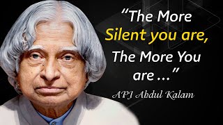 Quotes About Silence _ Silent Quotes _ abdul kalam Life Quotes - Quotation & Motivation