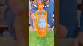 Vatika Enriched Hair Oil 😲 Keep Hair Soft And Shine 👌 #shorts #viral #ytshorts #vatika #oil #hair