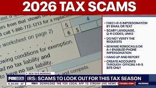 IRS 2026 tax scams: How to avoid the Dirty Dozen fraud schemes