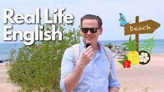 Learn Real-Life English Exploring a Hidden Beach Town 🇺🇸 | Comprehensible Input