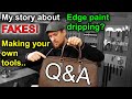 LIVE Q&A - Fake Bags - Waxing Thread - Leather Edge Paint - Rear Stitches -Making Your Own Tools