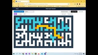 Path Finding Visualizer Project in React JS
