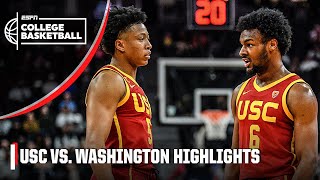 USC Trojans vs. Washington Huskies |  Game Highlights | ESPN College Basketball