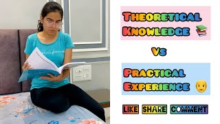 Theoretical Knowledge 📚 vs Practical experience 👴 @Priyal_Kukreja ~ Dushyant Kukreja #shorts