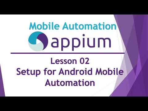 Appium Mobile Automation — Урок 02 Настройка для Android Mobile Automation Инструмент Android Studio SDK