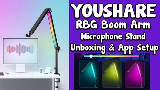 YOUSHARE RGB Microphone Boom Arm Review: The Perfect Addition to Your Gaming Setup
