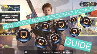 HOW TO GET *BERSERKER MEDALS* ~BEST METHOD~ (CODM)