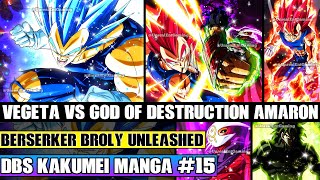 Dragon Ball Kakumei God Of Destruction Amaron Vs Vegeta In Universe 6! Berserker Broly Unleashed