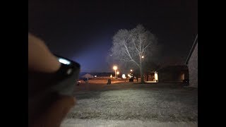 Nitecore TUP outdoor beamshots 1000 Lumens!!